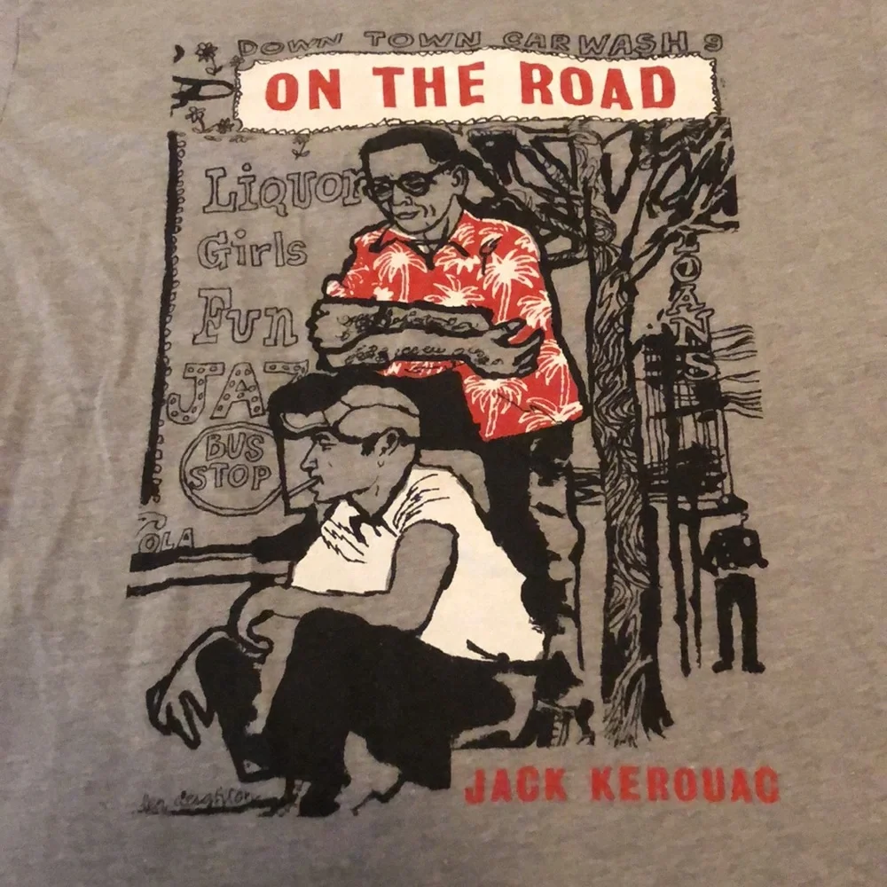 Jack Kerouac On the Road Tee Shirt - Picture 2 of 12
